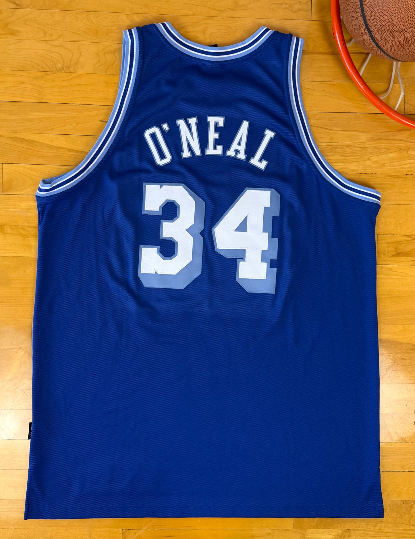 Los Angeles Lakers Shaquille O’Neal 2003-2004 Hardwood Classics NBA Basketball Jersey (52/XXL)