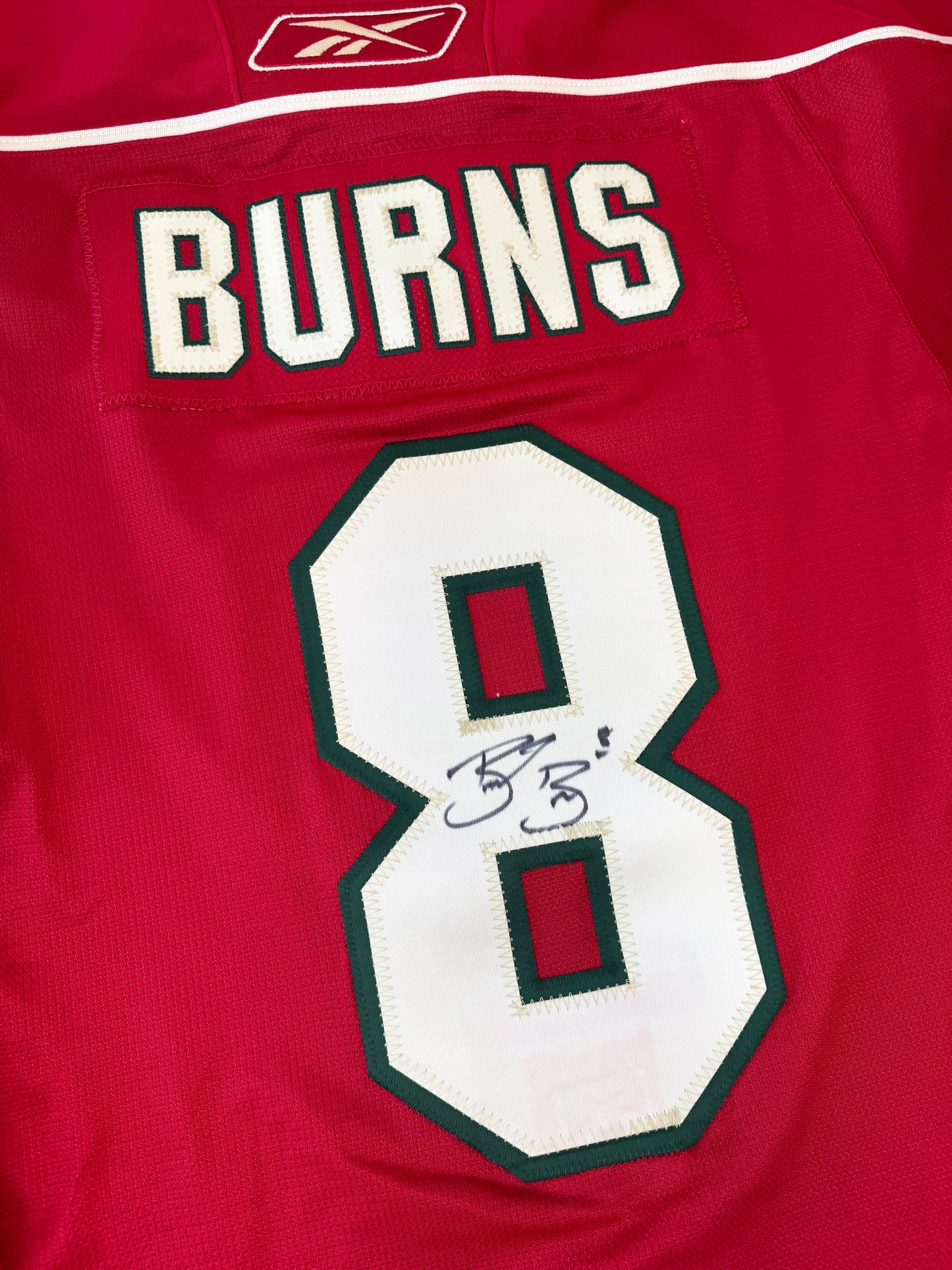 Minnesota Wild Brent Burns 2007-2011 Signed NHL Hockey Jersey (54/XL)