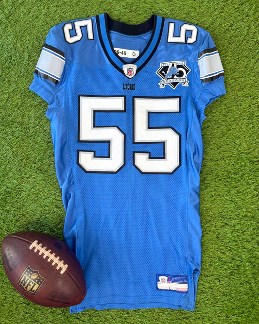 Detroit Lions Ryan Nece 2008 NFL Football Jersey (46/Large)