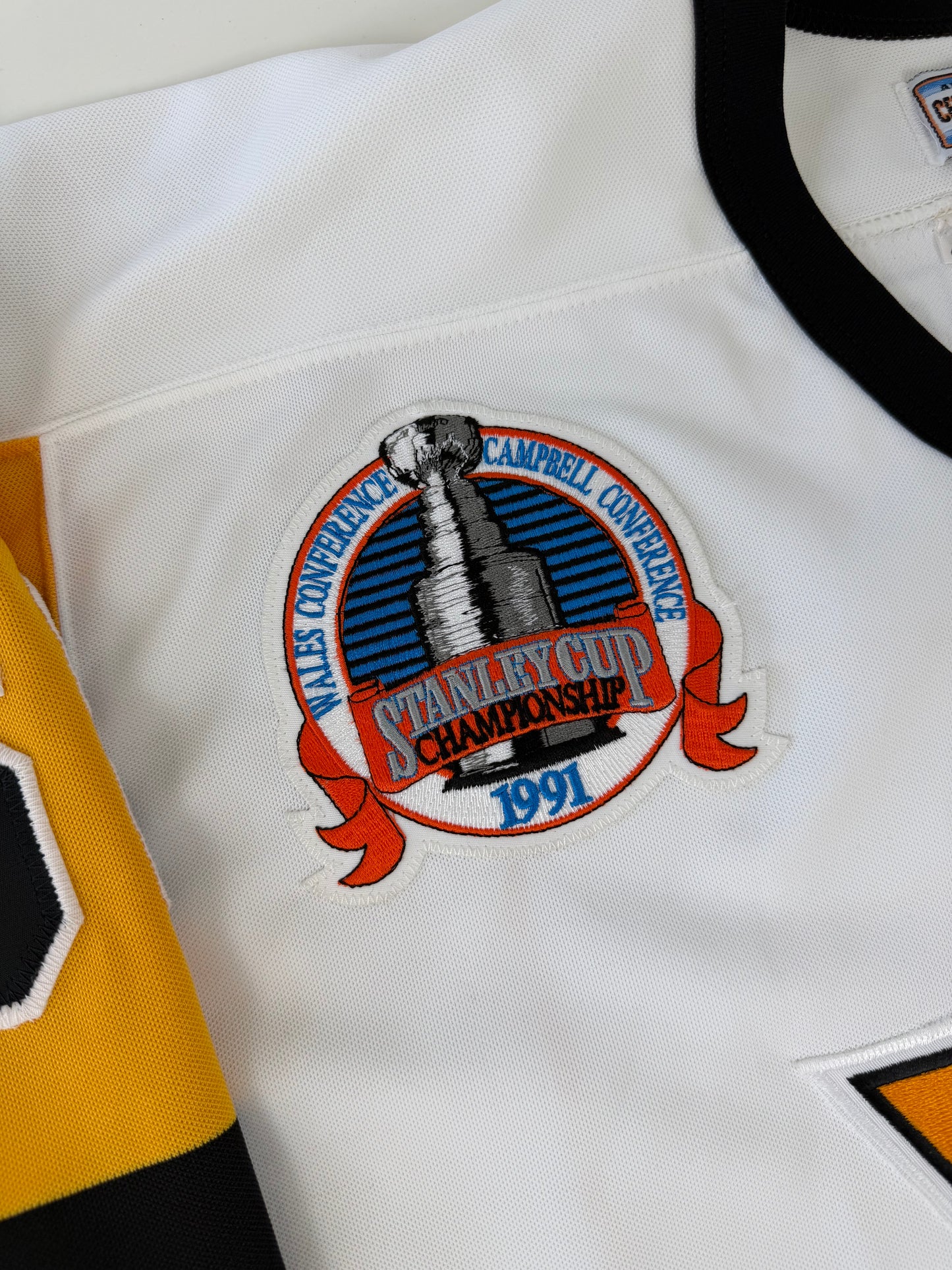 Pittsburgh Penguins Jaromir Jagr 1991 Stanley Cup Finals NHL Hockey Jersey (48/Large)