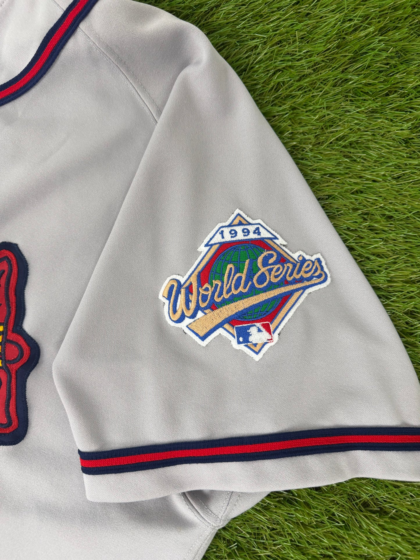 Atlanta Braves Greg Maddux 1994 World Series MLB Baseball Jersey (52/XXL)