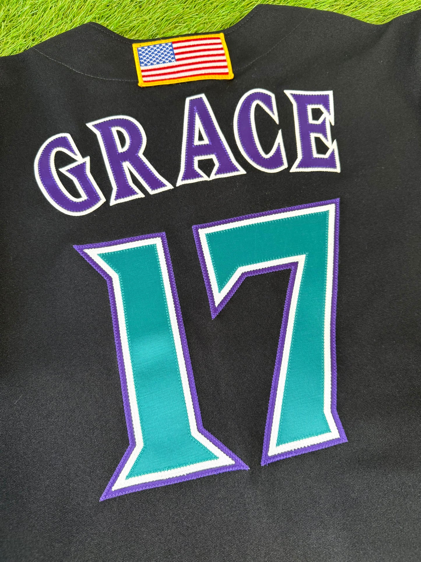 Arizona Diamondbacks Mark Grace 2001 World Series MLB Baseball Jersey (40/Medium)