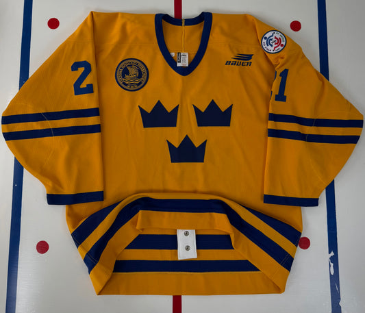 Team Sweden Peter Forsberg 1996 World Cup of Hockey Jersey (52/XL)