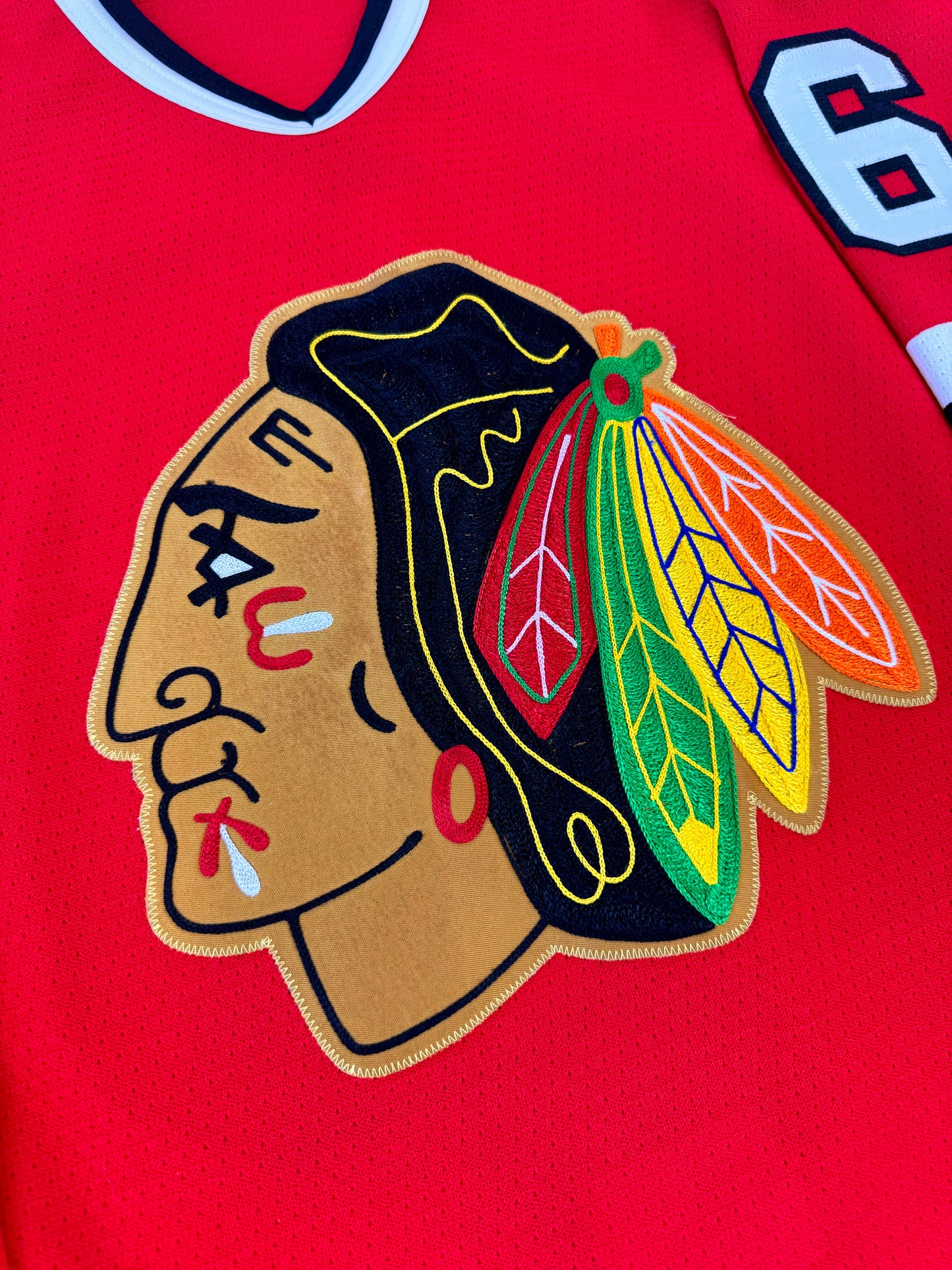 Chicago Blackhawks 1998-1999 Eddie Olczyk NHL Hockey Jersey (48/Large)