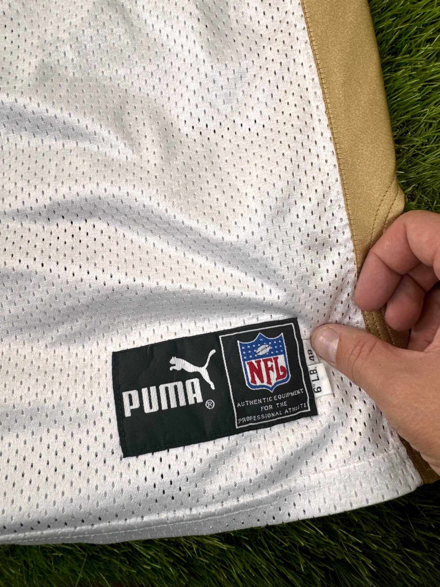 St. Louis Rams Marshall Faulk 2000 Team Issued NFL Football Jersey (48/XL)