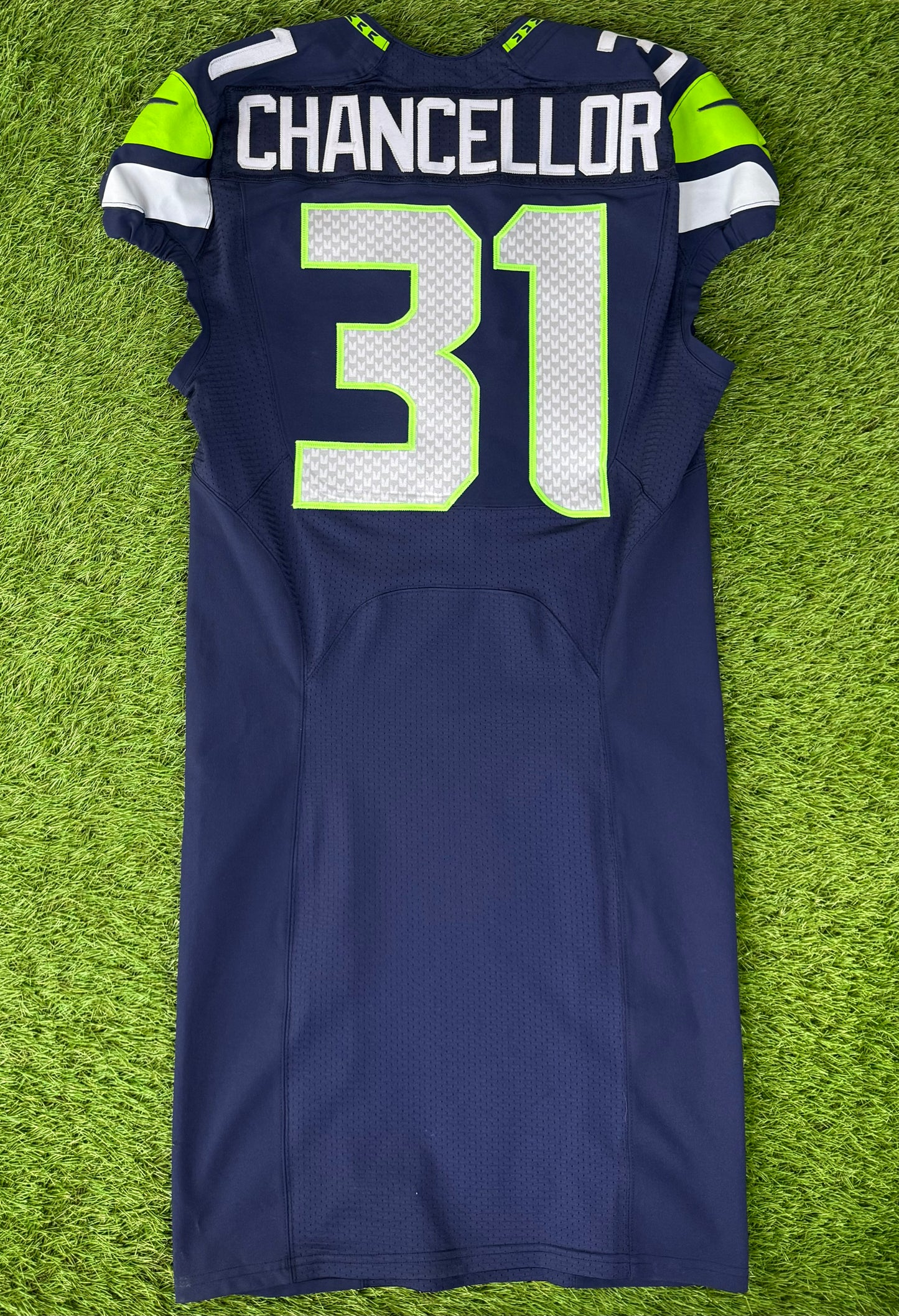 Seattle Seahawks Kam Chancellor 2016 Team Issued NFL Football Jersey (44/Large)