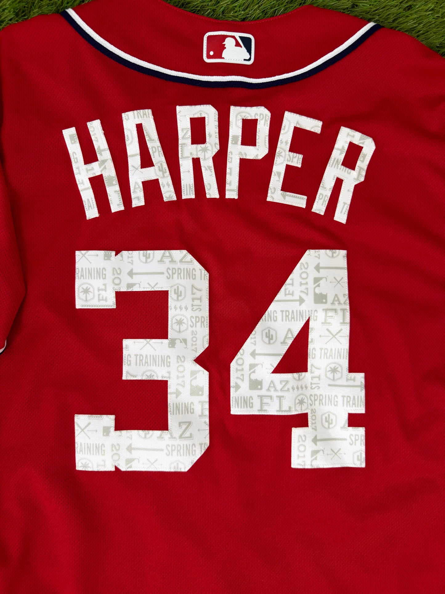 Washington Nationals Bryce Harper 2017 Spring Training MLB Baseball Jersey (48/XL)