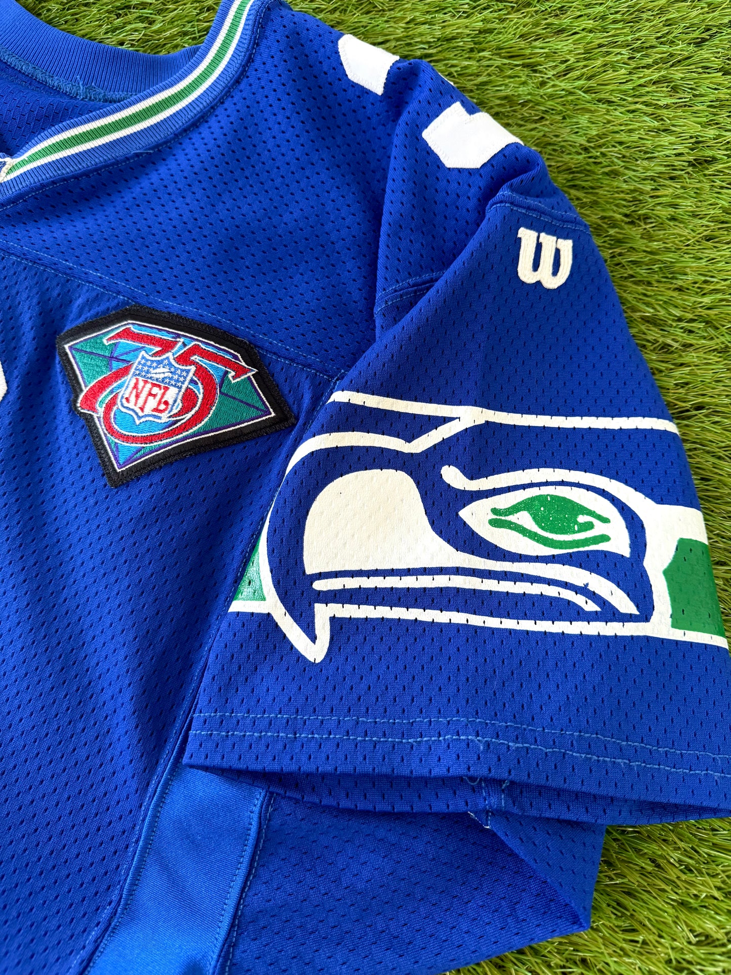 Seattle Seahawks Rick Mirer 1994 NFL Football Jersey (44/Large)