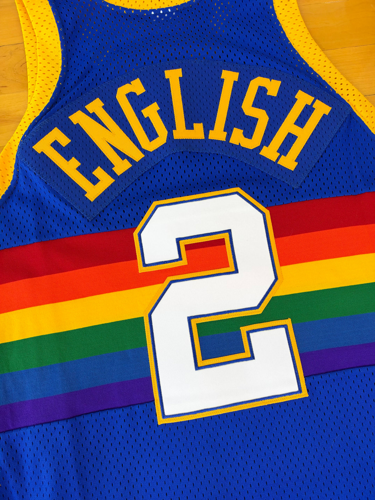 Denver Nuggets Alex English 1985-1986 NBA Basketball Jersey (40/Medium)