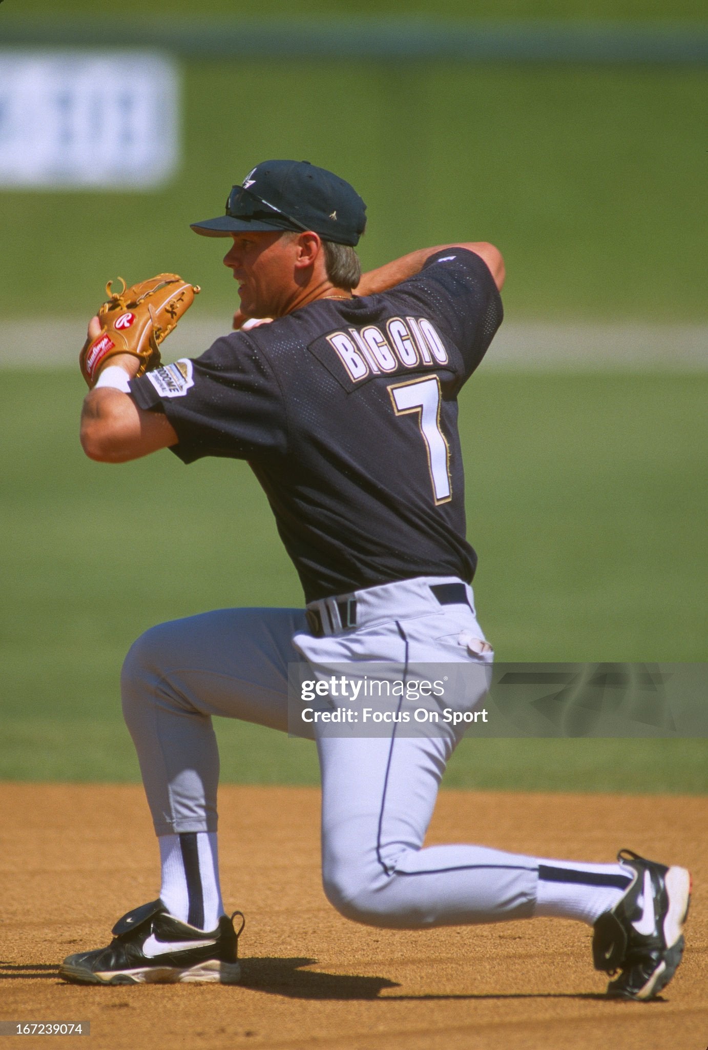 Houston Astros Craig Biggio Mid-90s “Astro Blue” MLB Baseball Prototype Jersey (40/Medium)