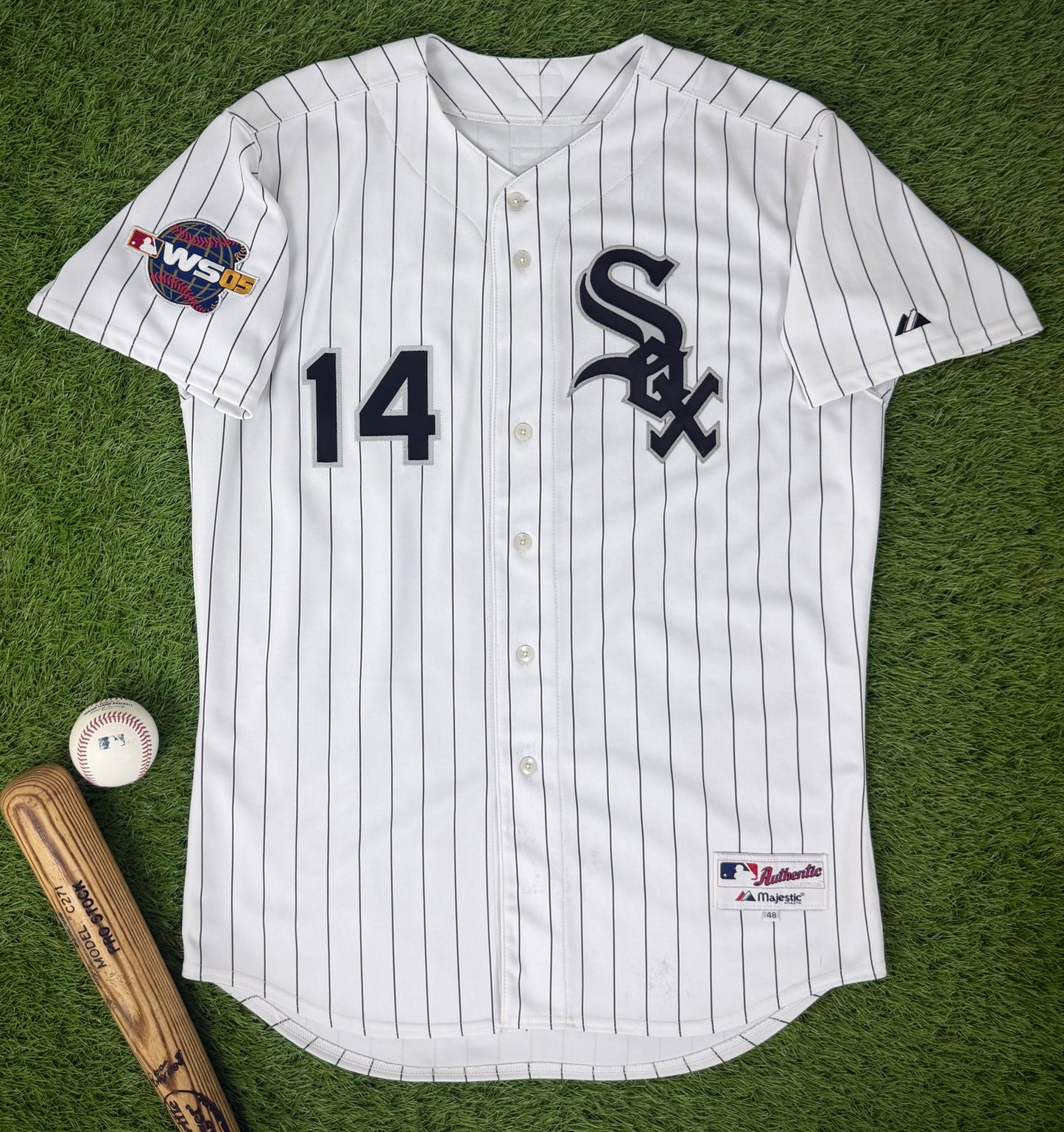 Chicago White Sox Paul Konerko 2005 World Series MLB Baseball Jersey (48/XL)