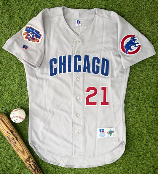 Chicago Cubs Sammy Sosa 1997 MLB Baseball Jersey (44/Large)