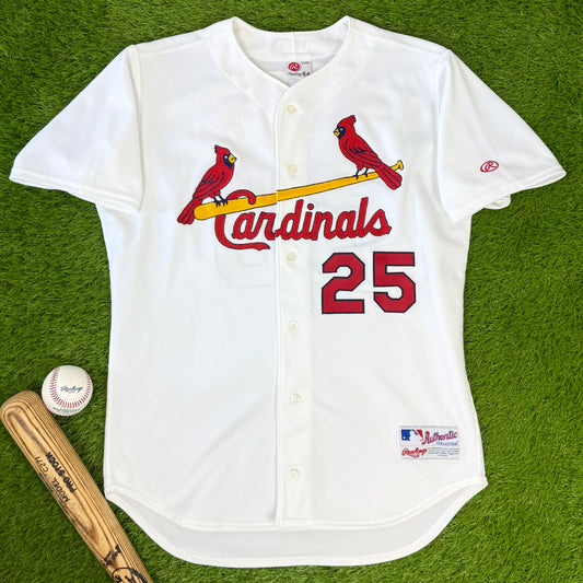 St. Louis Cardinals 2000-2001 Mark McGwire MLB Baseball Jersey (44/Large)