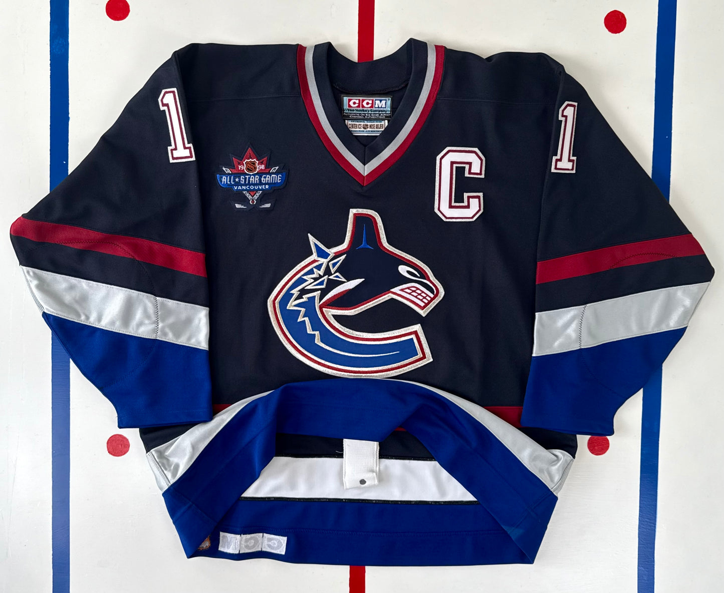 Vancouver Canucks Mark Messier 1997-1998 NHL Hockey Jersey (54/XXL)