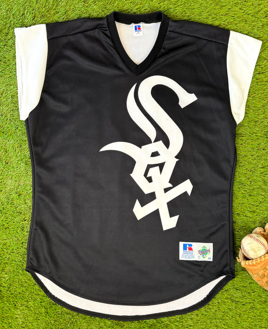 Chicago White Sox Scott Eyre 1999 Game Worn Turn Ahead The Clock MLB Baseball Jersey (48/XL)