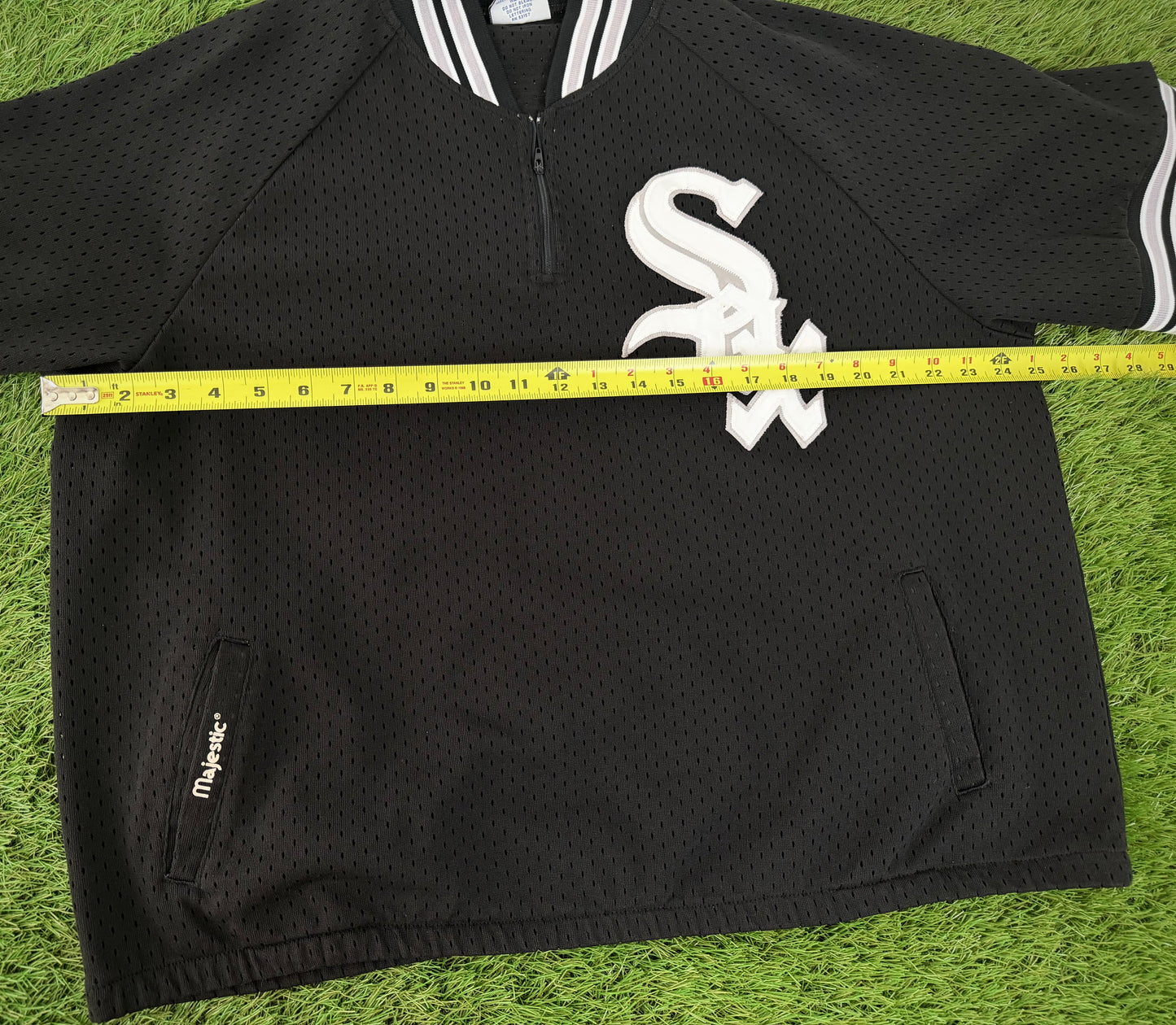 Chicago White Sox Bo Jackson 1991 Batting Practice Q-Zip Jersey (XL)