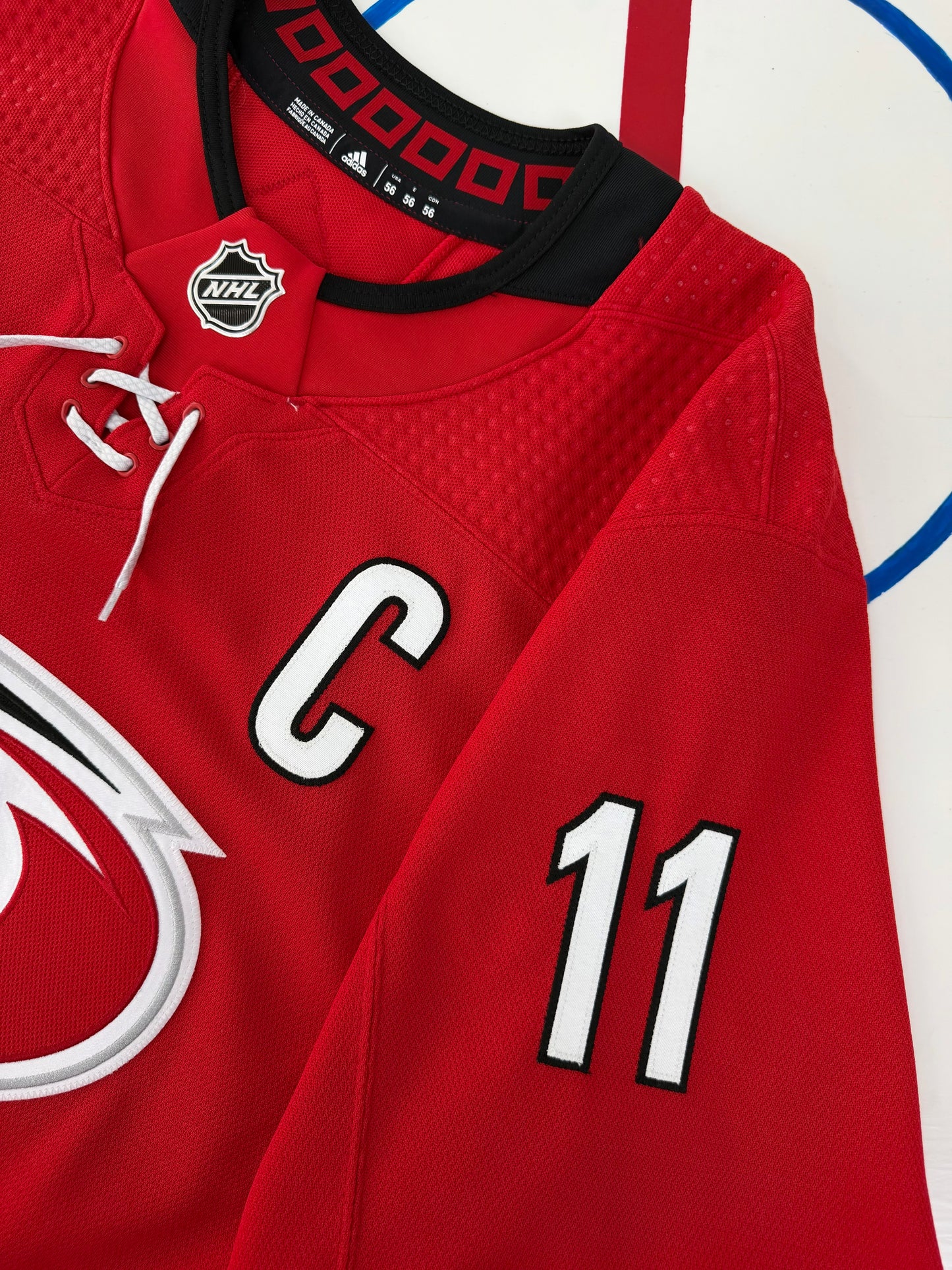 Carolina Hurricanes Jordan Staal 2018-2021 NHL Hockey Jersey (56/XXL)