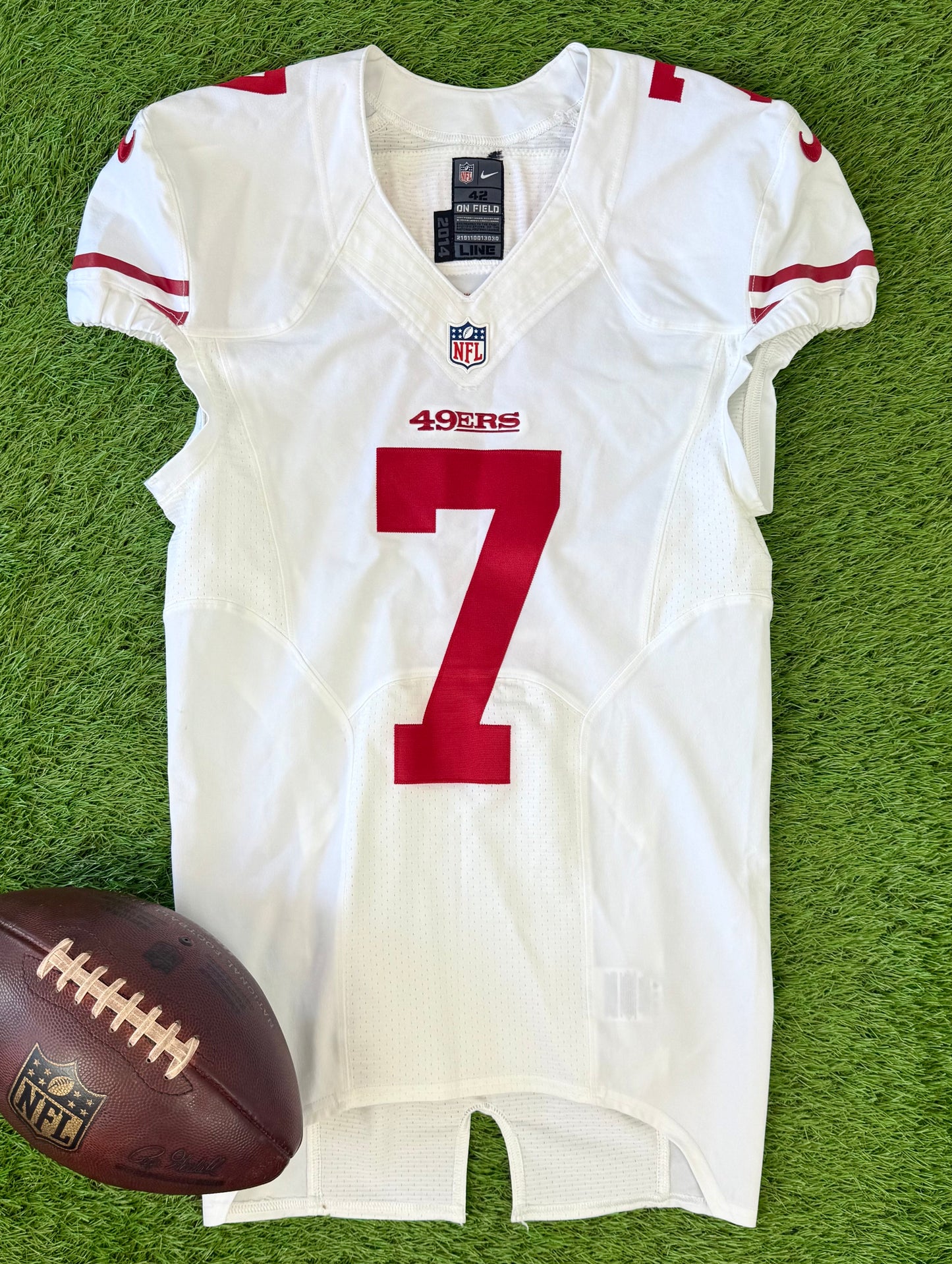 San Francisco 49ers 2014 Colin Kaepernick NFL Football Jersey (42/Medium)