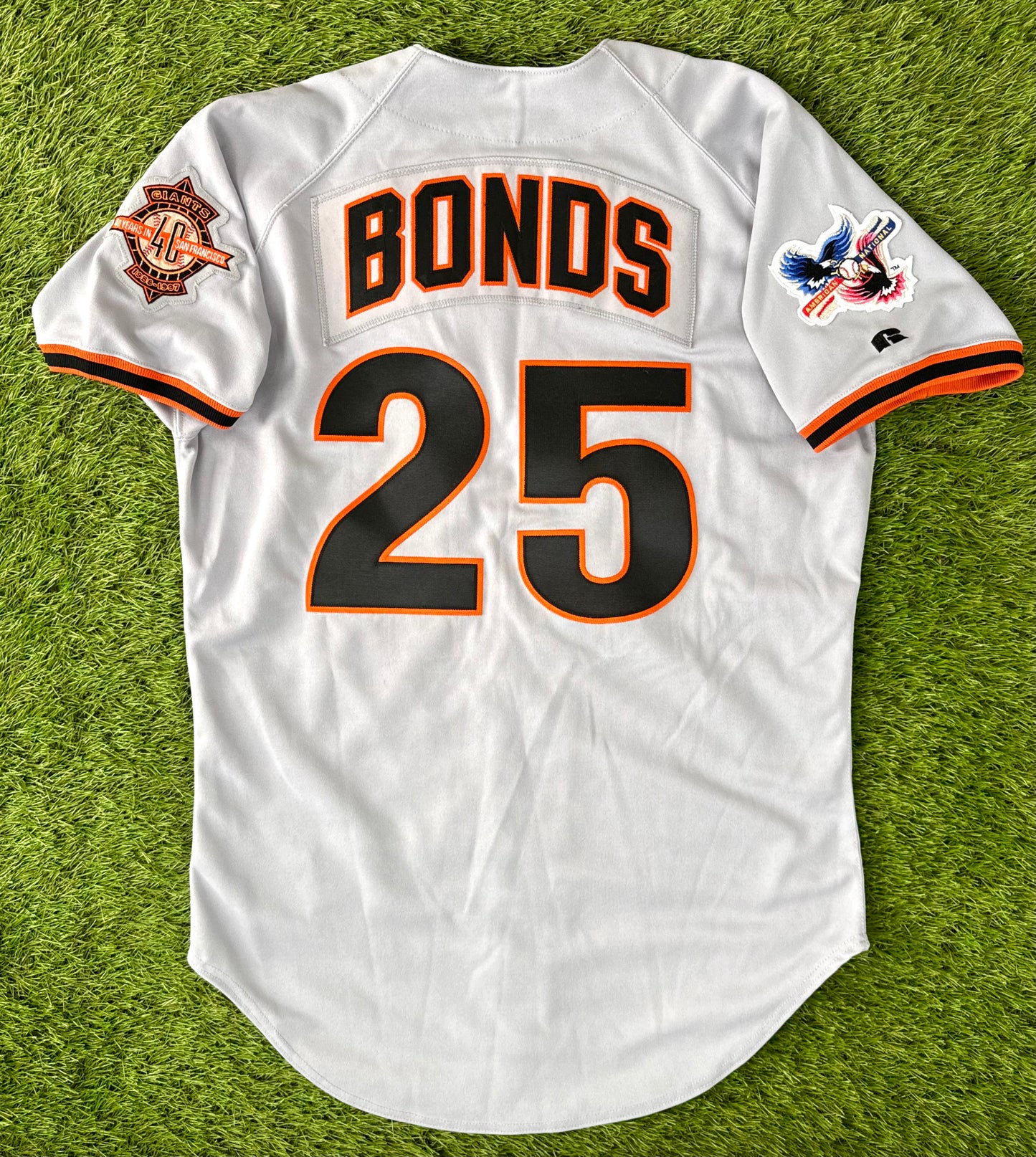 San Francisco Giants 1997 Barry Bonds Interleague MLB Baseball Jersey (42/Medium)