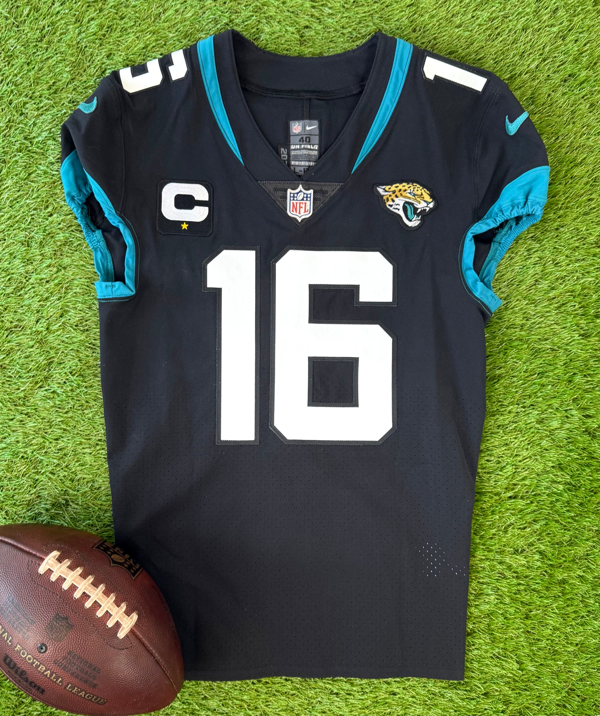 Jacksonville Jaguars Trevor Lawrence 2021 NFL Football Jersey (40