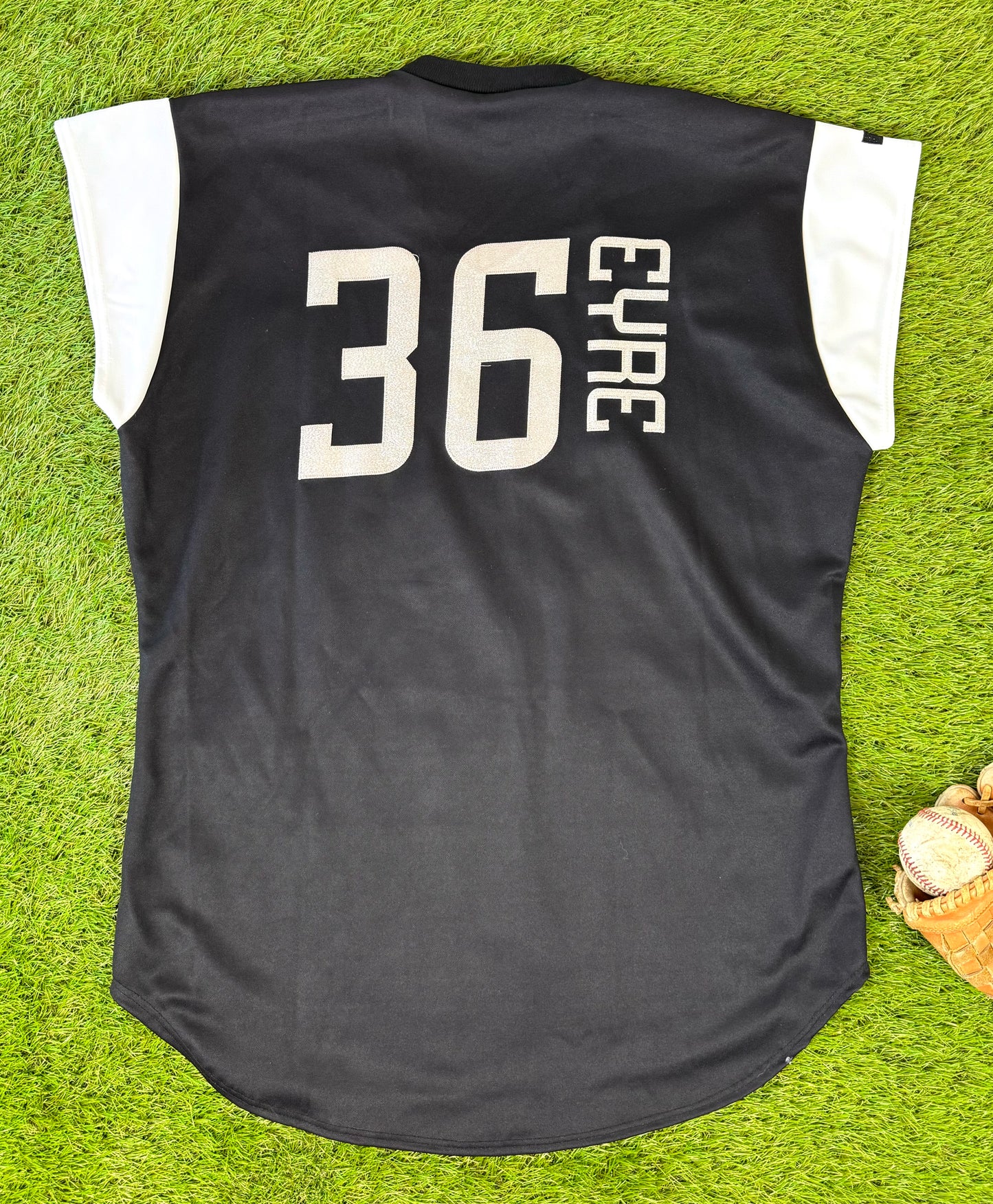 Chicago White Sox Scott Eyre 1999 Game Worn Turn Ahead The Clock MLB Baseball Jersey (48/XL)