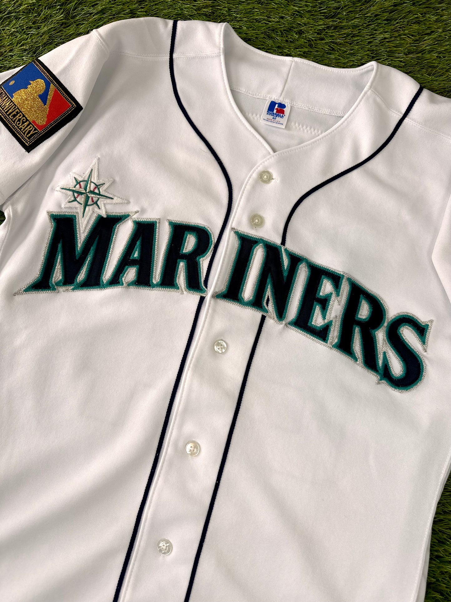 Seattle Mariners 1994 Ken Griffey Jr. MLB Baseball Jersey (40/Medium)