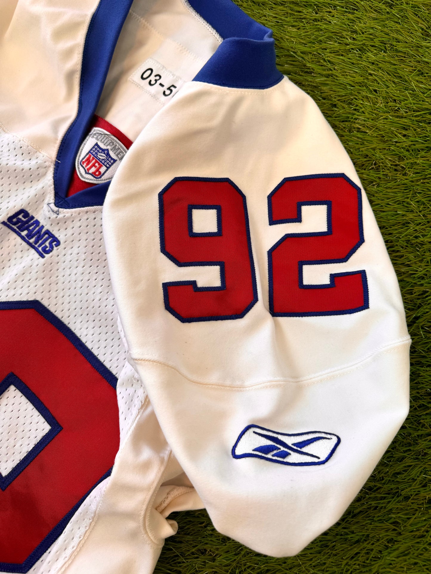 New York Giants Michael Strahan 2003 Team Issued NFL Football Jersey (50/XL)