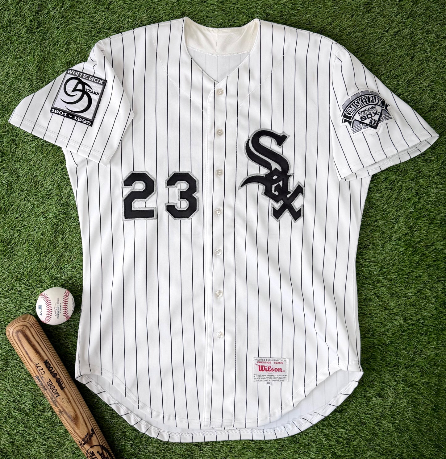 Chicago White Sox Robin Ventura 1995 MLB Baseball Jersey (46/XL)