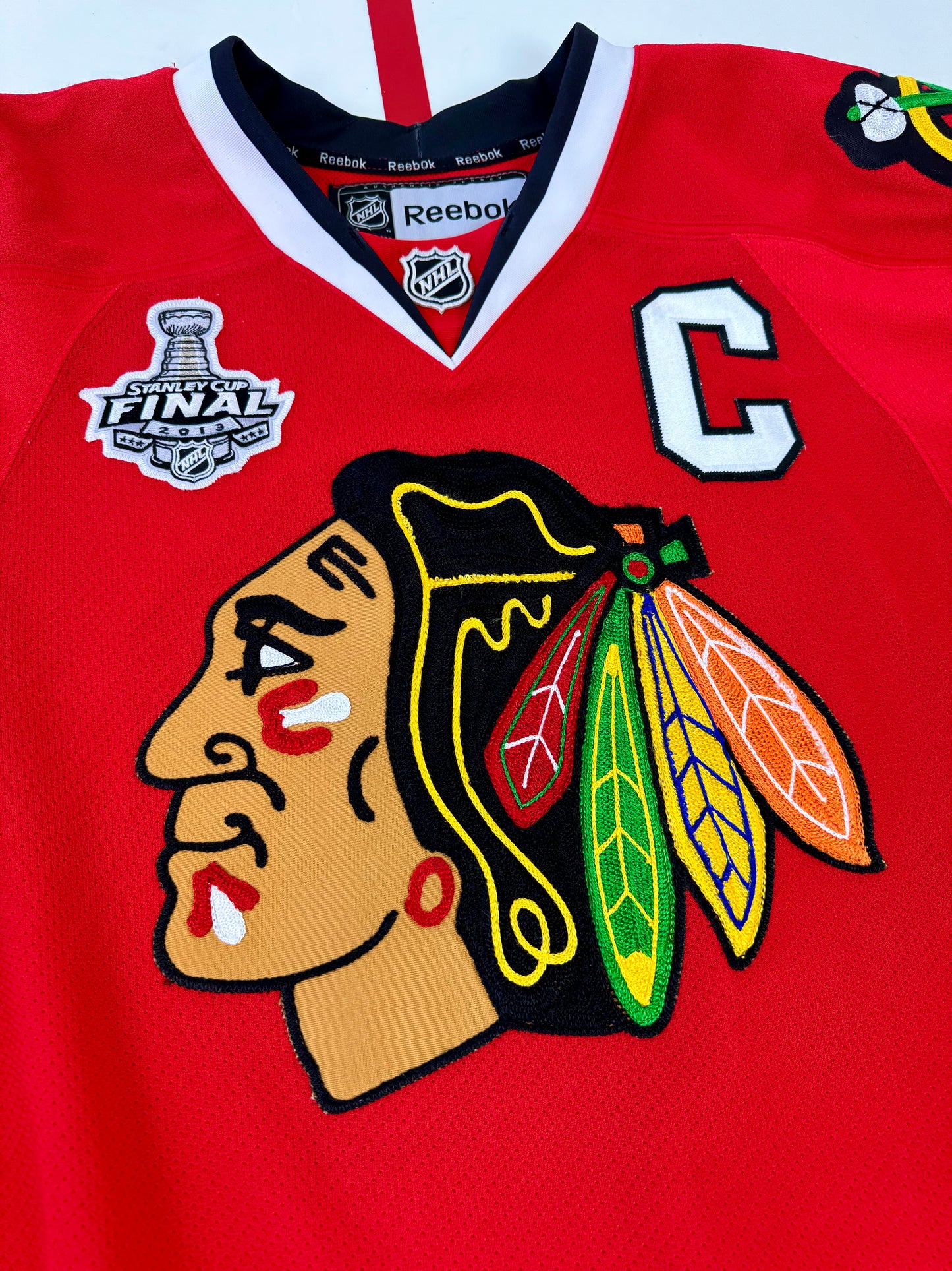Chicago Blackhawks Jonathan Toews 2013 Stanley Cup Finals NHL Hockey Jersey (56/XXL)