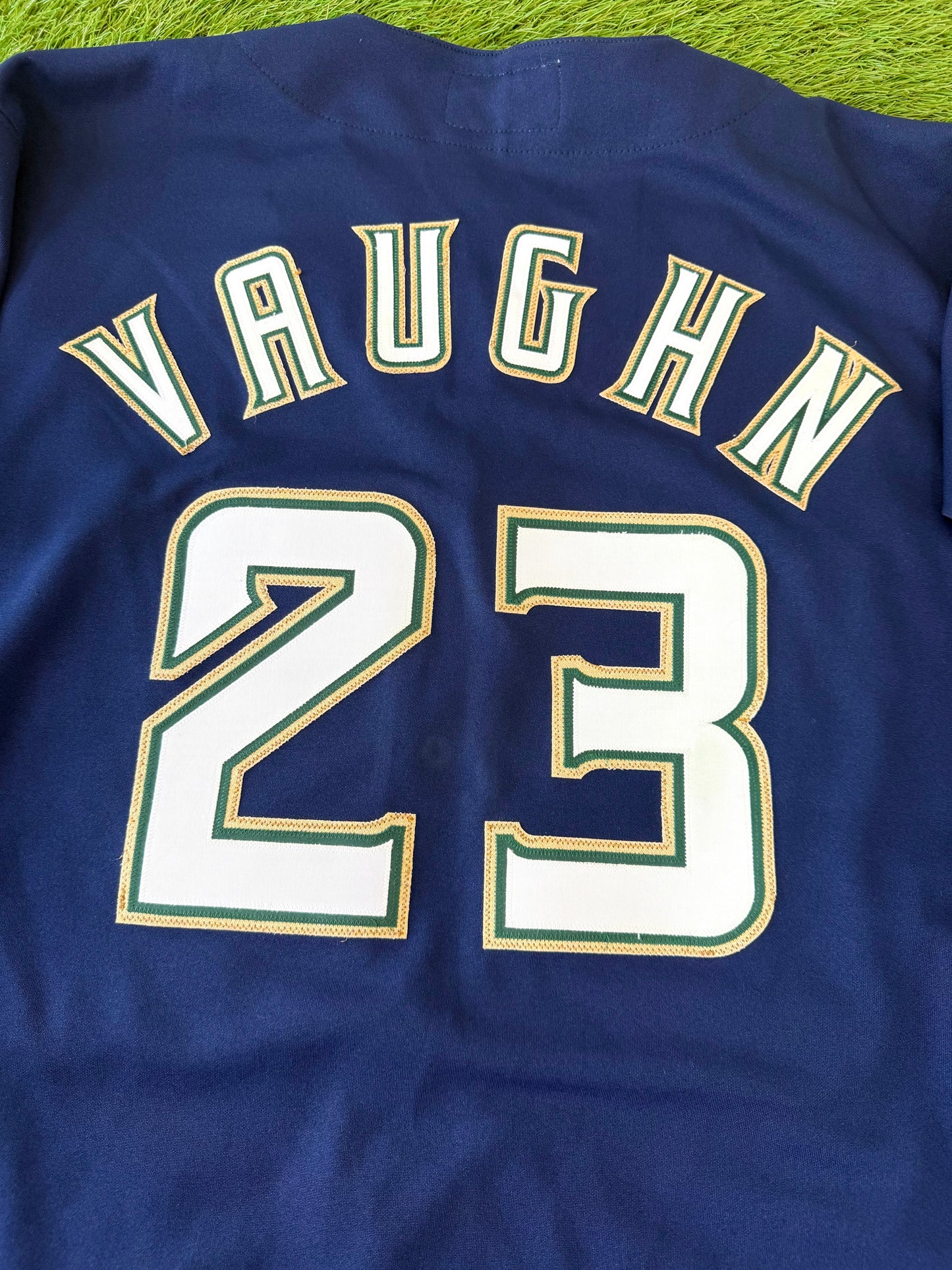 Milwaukee Brewers Greg Vaughn 1994 Team Issued MLB Baseball Jersey (50/XL)
