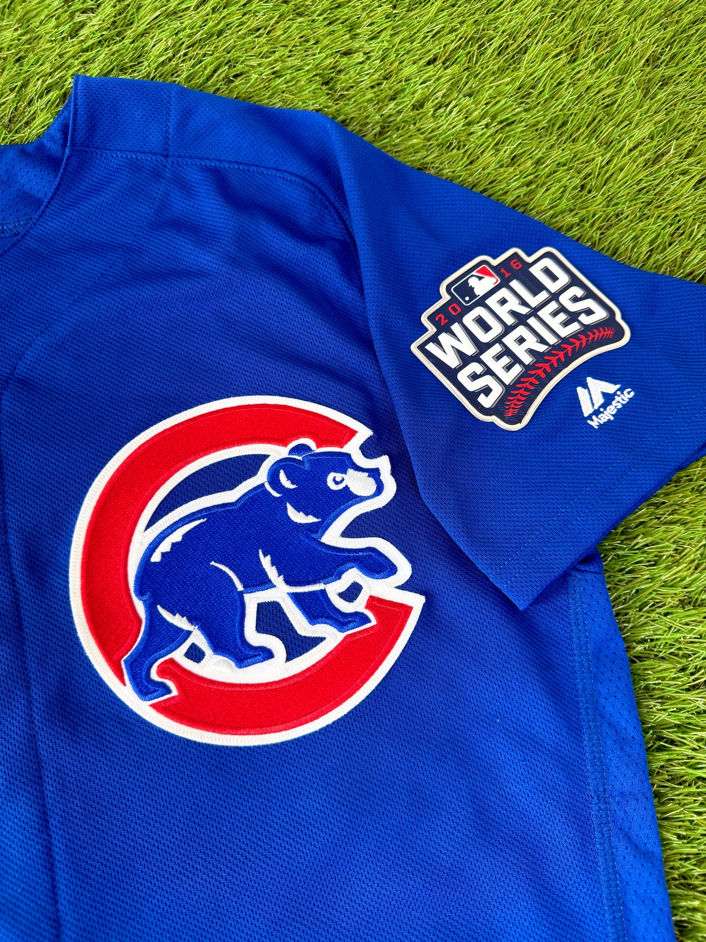 Chicago Cubs Jake Arrieta 2016 World Series MLB Baseball Jersey (44/Large)