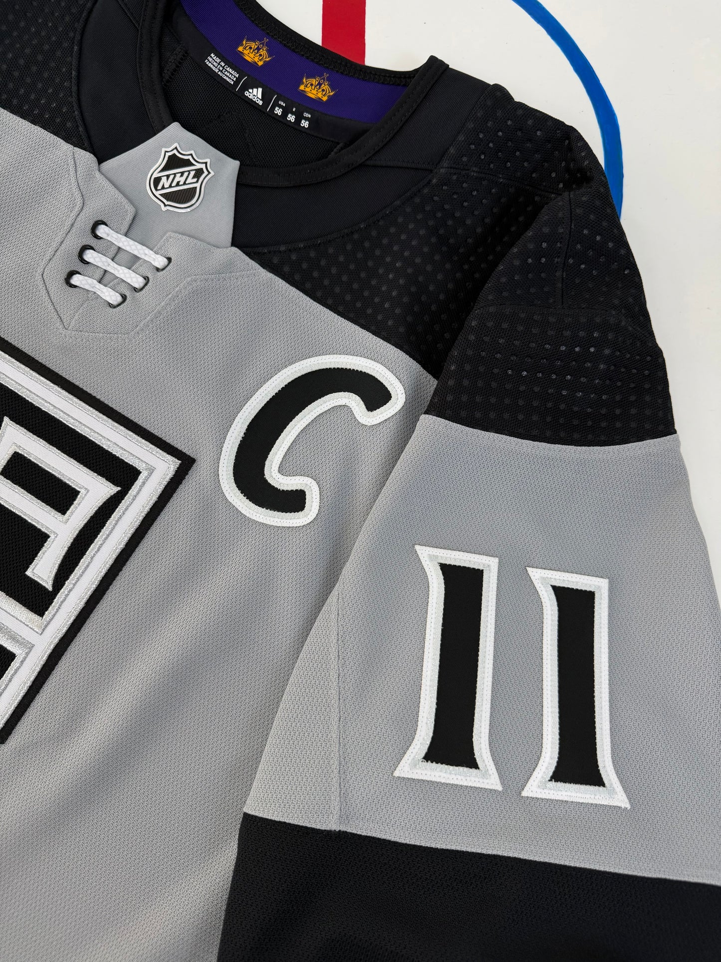 Los Angeles Kings Anze Kopitar 2018-2021 Alternate NHL Hockey Jersey (56/XXL)