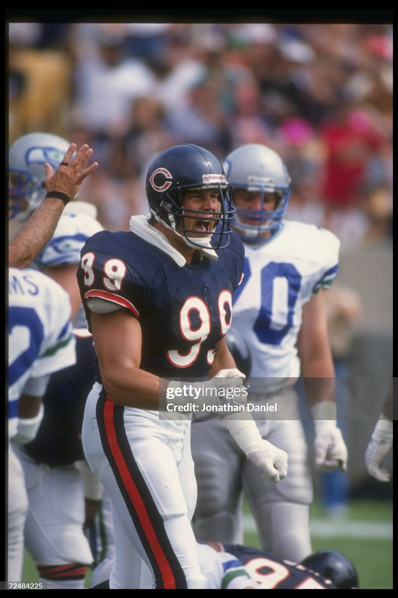Chicago Bears Dan Hampton 1990 NFL Football Jersey (48/XL)