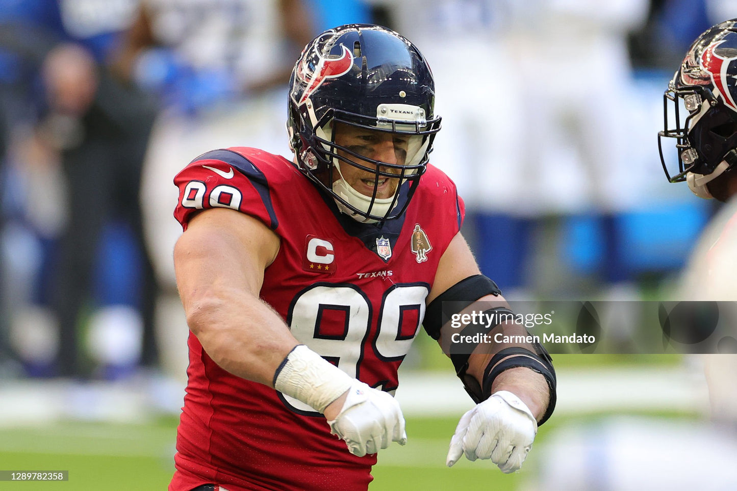 Houston Texans J.J. Watt 2020 Team Issued NFL Football Jersey (48/XL)