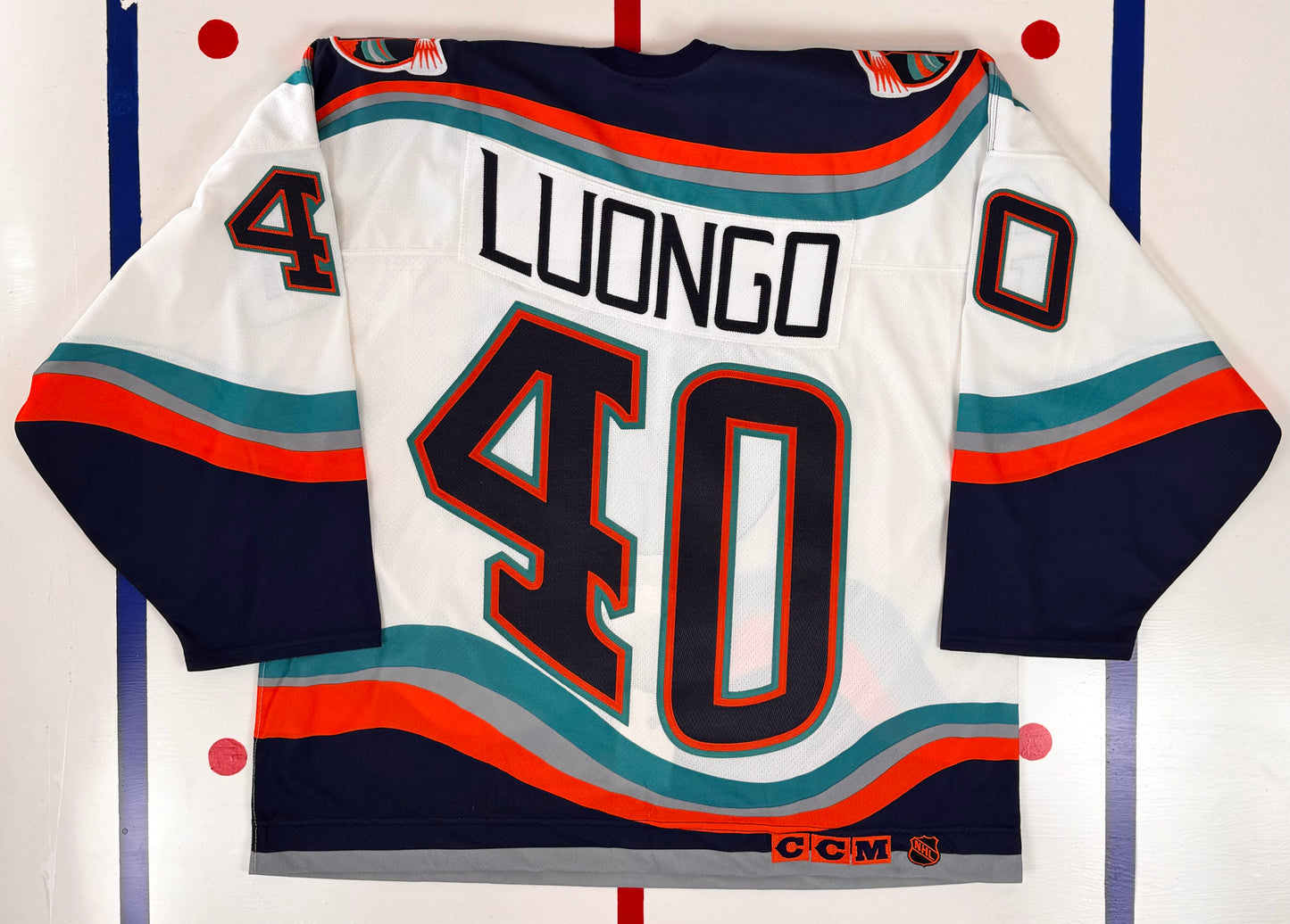 New York Islanders Roberto Luongo 1997 Preseason NHL Hockey Jersey (56G/XXXL)