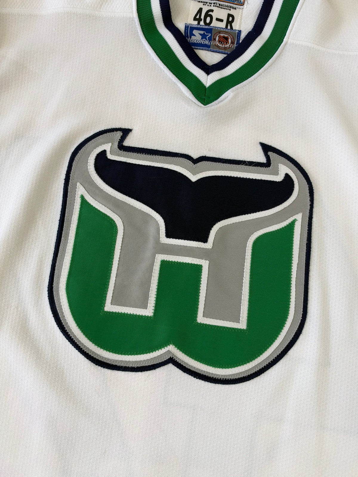Hartford Whalers Jean-Sebastien Giguere 1996-1997 NHL Hockey Jersey (46/Medium)