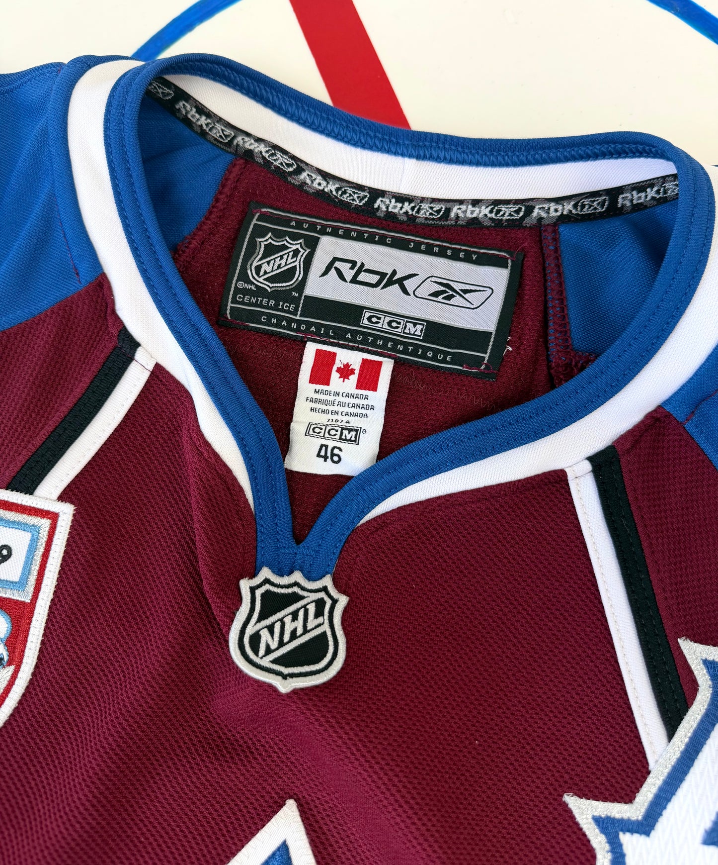 Colorado Avalanche Milan Hejduk 2009 Opening Night NHL Hockey Jersey (46/Small)