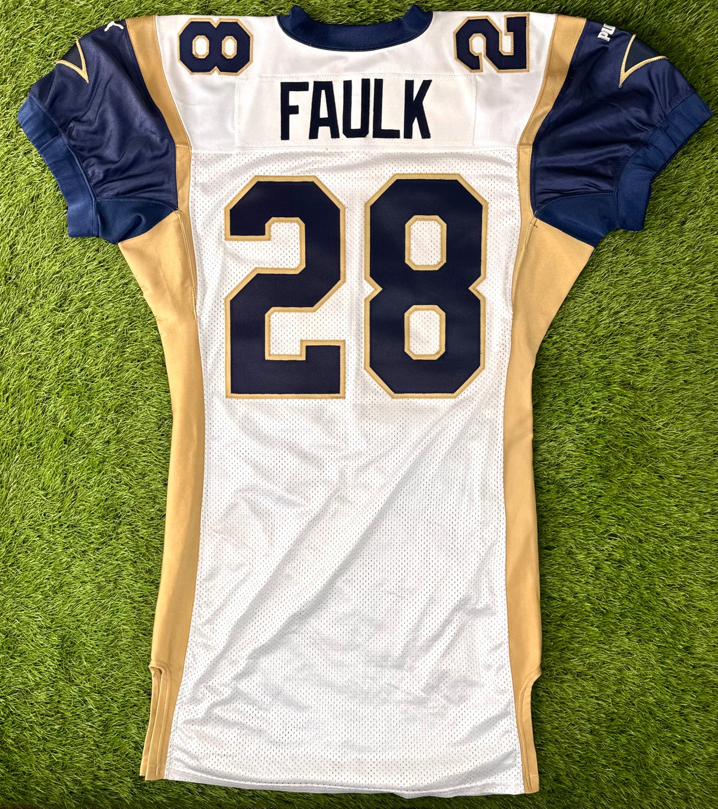 St. Louis Rams Marshall Faulk 2000 Team Issued NFL Football Jersey (48/XL)