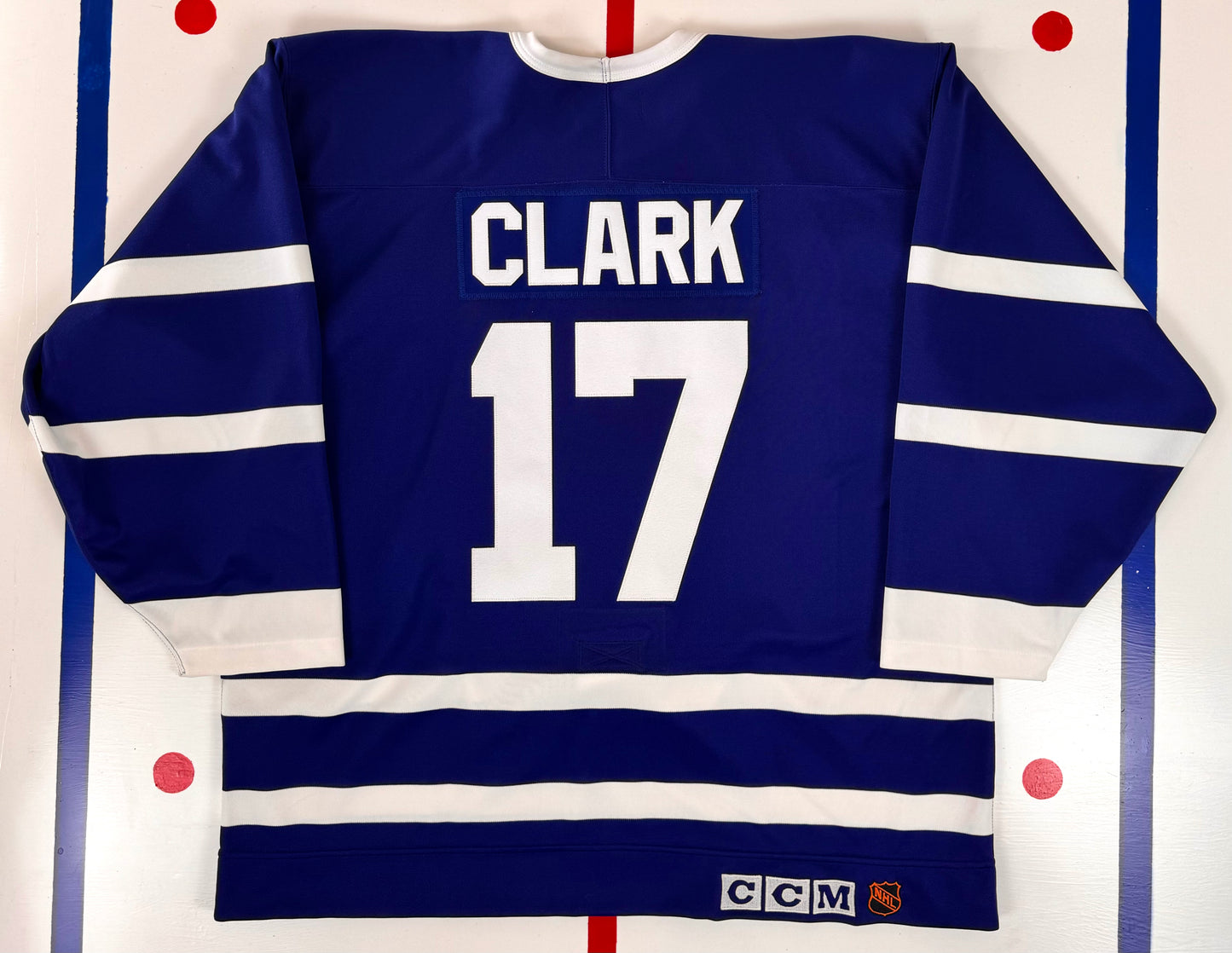 Toronto Maple Leafs 1991-1992 Wendel Clark TBTC NHL Hockey Jersey (52/XL)