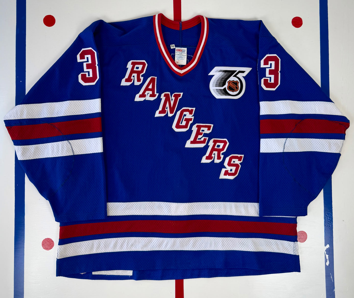 New York Rangers Tony Amonte 1991-1992 NHL Hockey Jersey (56/XXL)