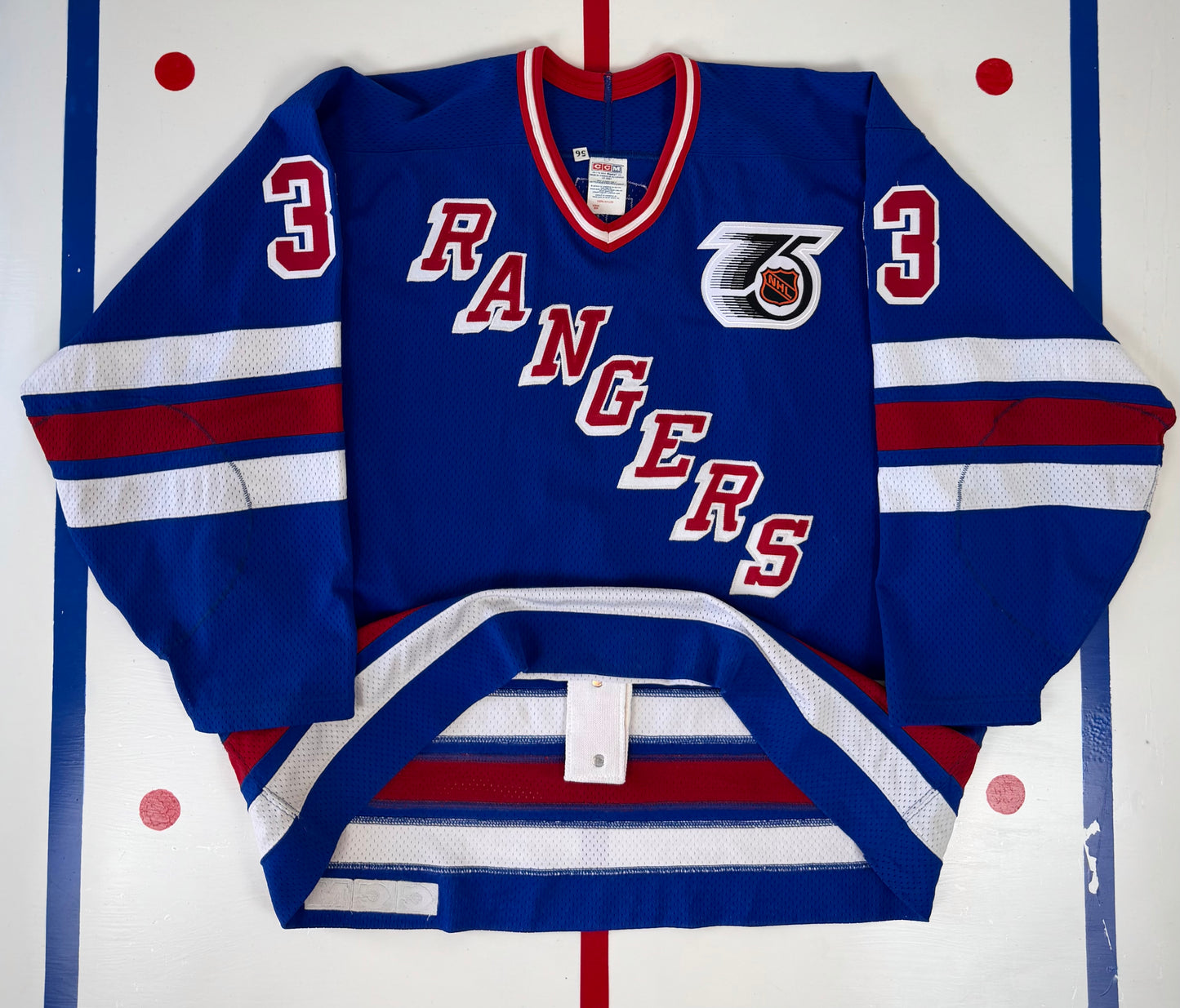 New York Rangers Tony Amonte 1991-1992 NHL Hockey Jersey (56/XXL)