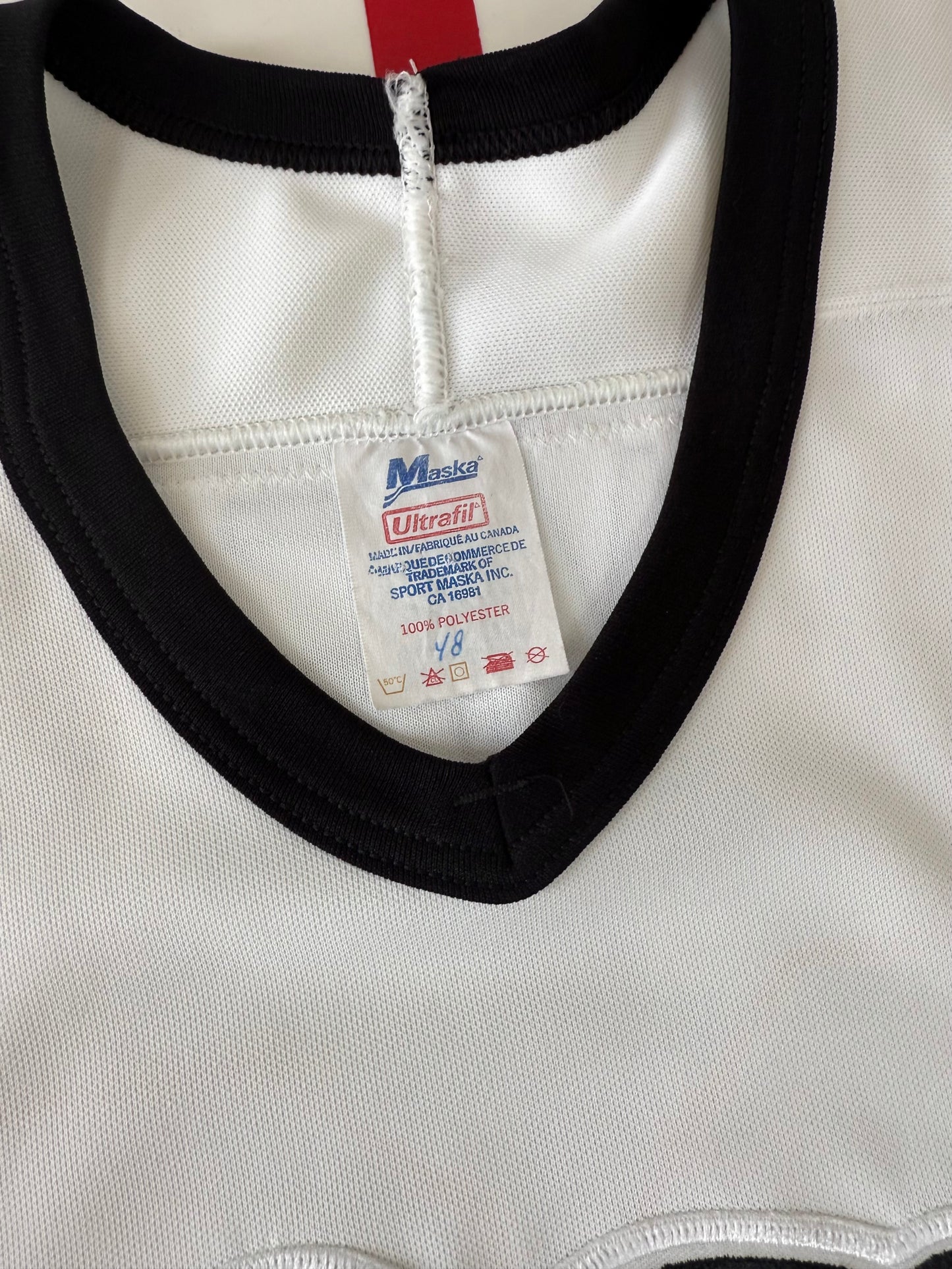 Pittsburgh Penguins Mario Lemieux 1989-1990 “Gold Toe” NHL Hockey Jersey (48/Large)