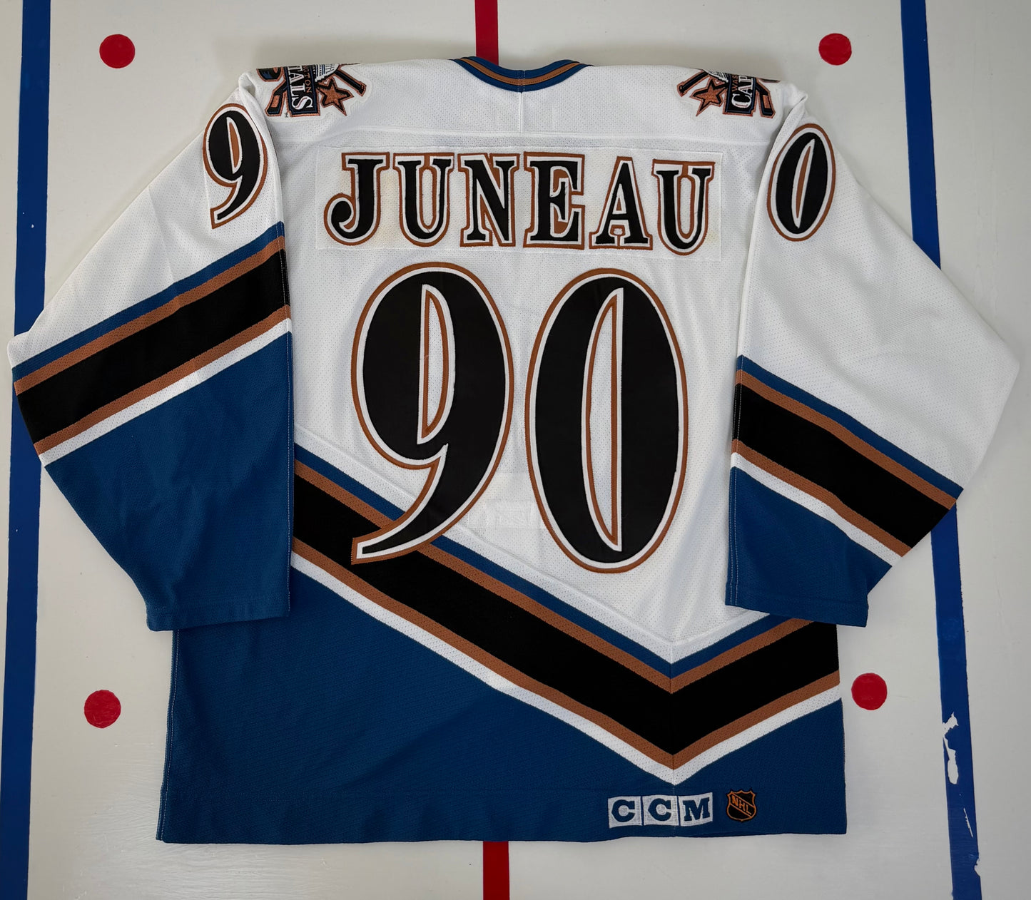 Washington Capitals Joé Juneau 1995-1997 NHL Hockey Jersey (52/XL)