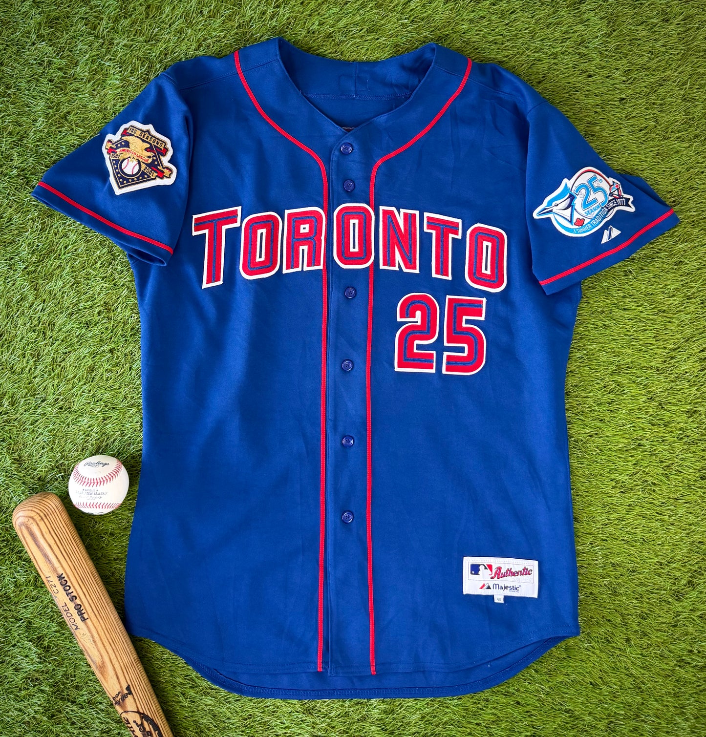Toronto Blue Jays Carlos Delgado 2001 Alternate MLB Baseball Jersey (48/XL)