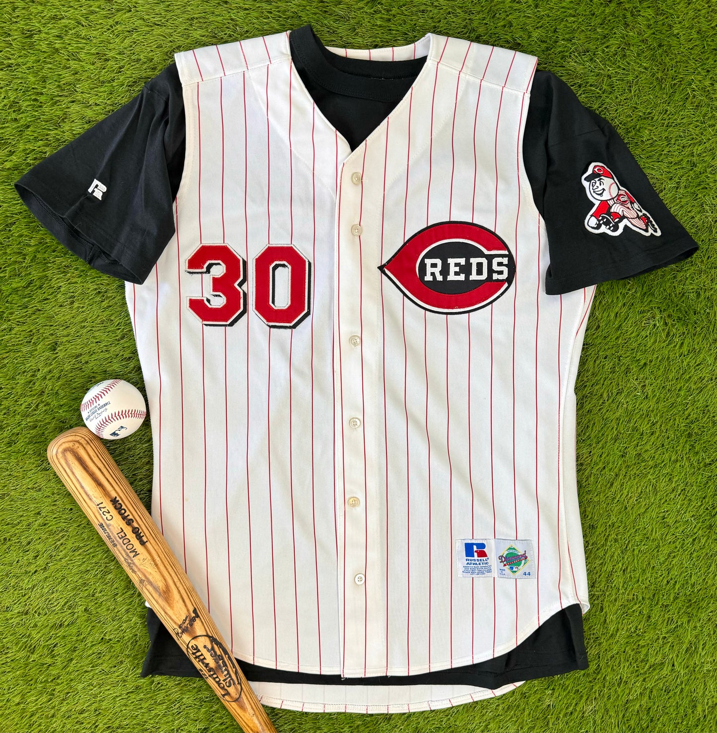 Cincinnati Reds Ken Griffey Jr. 2000-2004 Home Vest MLB Baseball Jersey (44/Large)