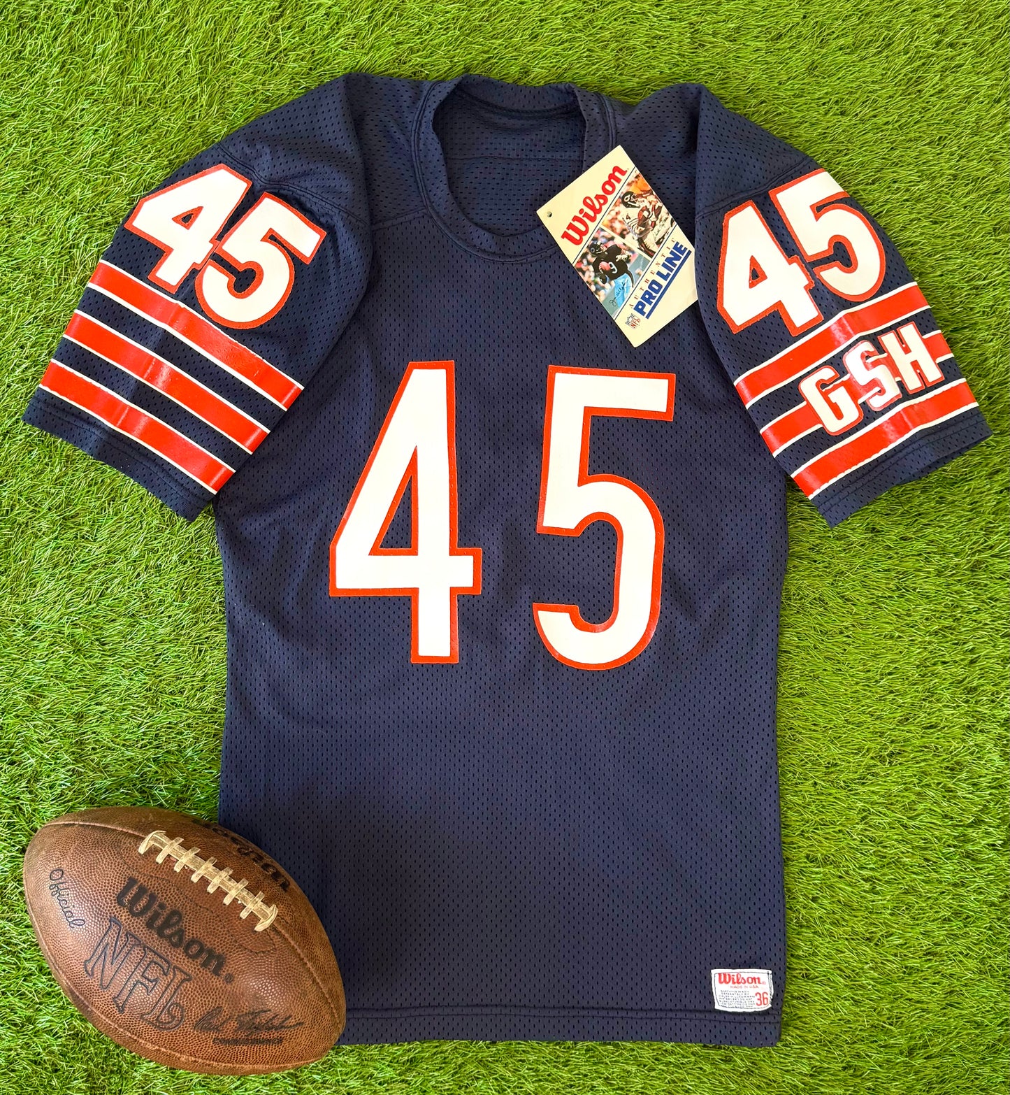 Chicago Bears Gary Fencik 1984-1985 NFL Football Jersey (36/Small)