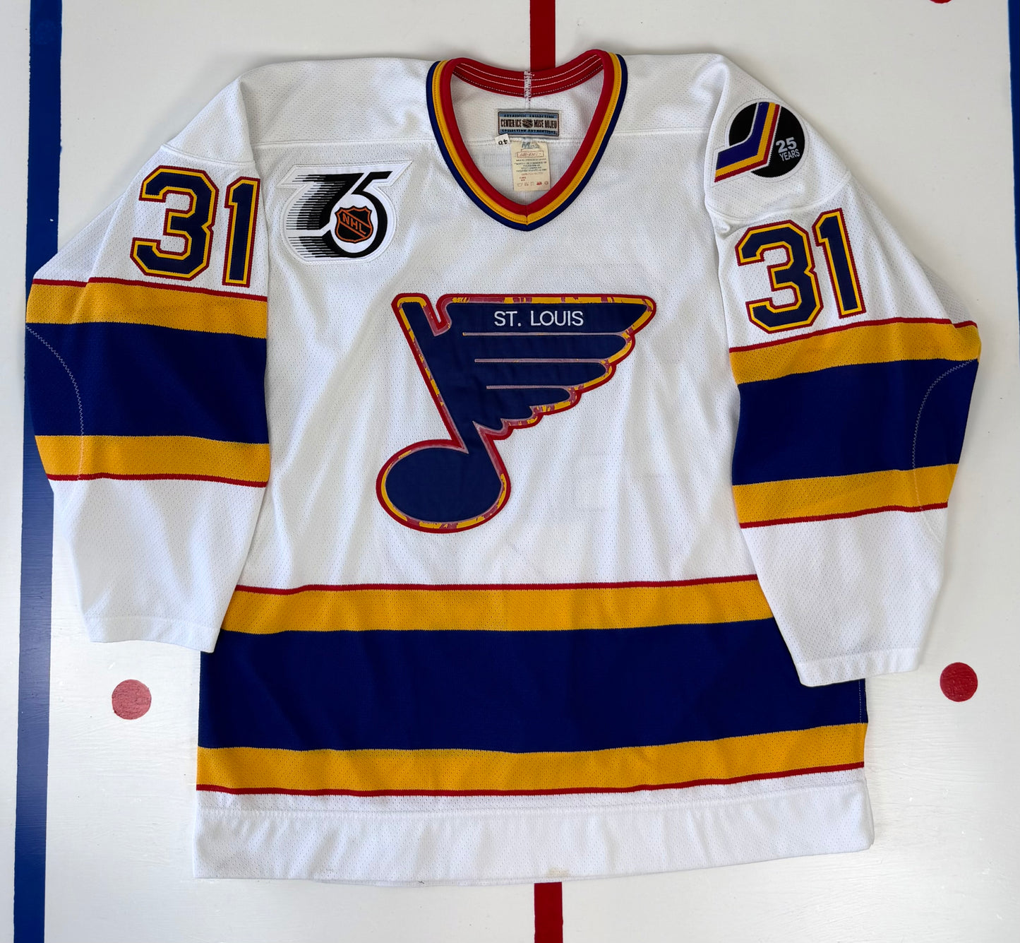 St. Louis Blues Curtis Joseph 1991-1992 NHL Hockey Jersey (48/Large)