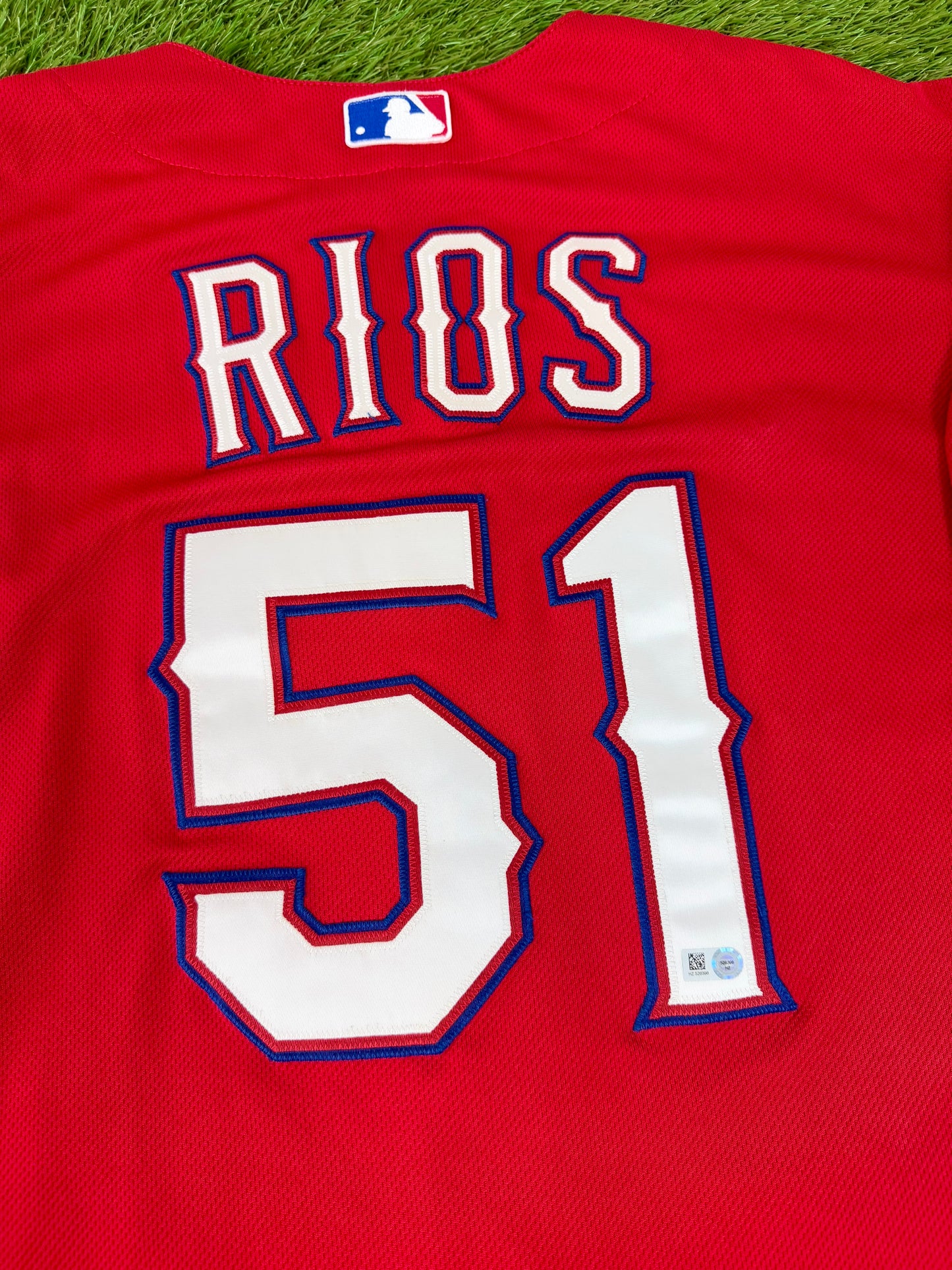 Texas Rangers Alex Rios 2014 MLB Baseball Jersey (48/XL)