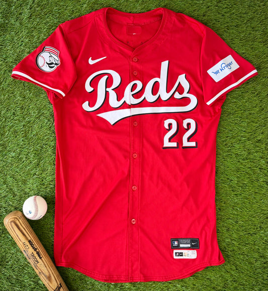 Cincinnati Reds Luke Maile 2024 Game Issued MLB Baseball Jersey (44/Large)