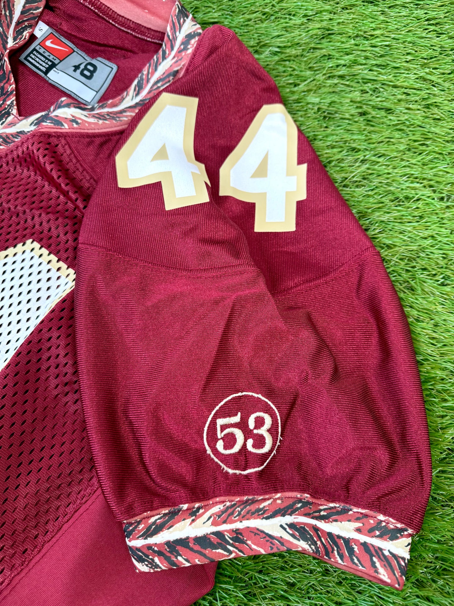 Florida State University Seminoles Game Worn Bradley Jennings 2001 College Football Jersey (48/XL)